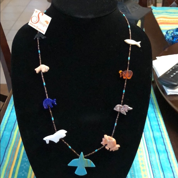 🌻Gorgeous S Design Native Fetish Necklace🌞 - Picture 3 of 10